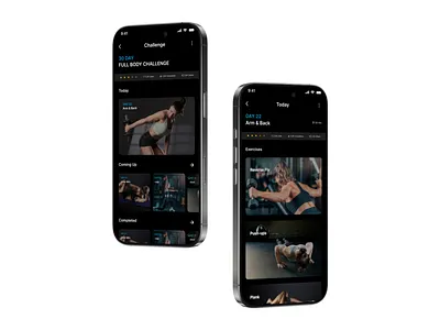 Daily UI #041 - Exercise Tracking app design ui uix101 ux uxui