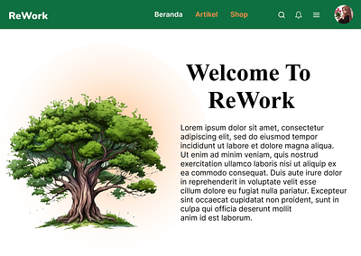 Landing Page ReWork 3d animation branding graphic design logo motion graphics ui