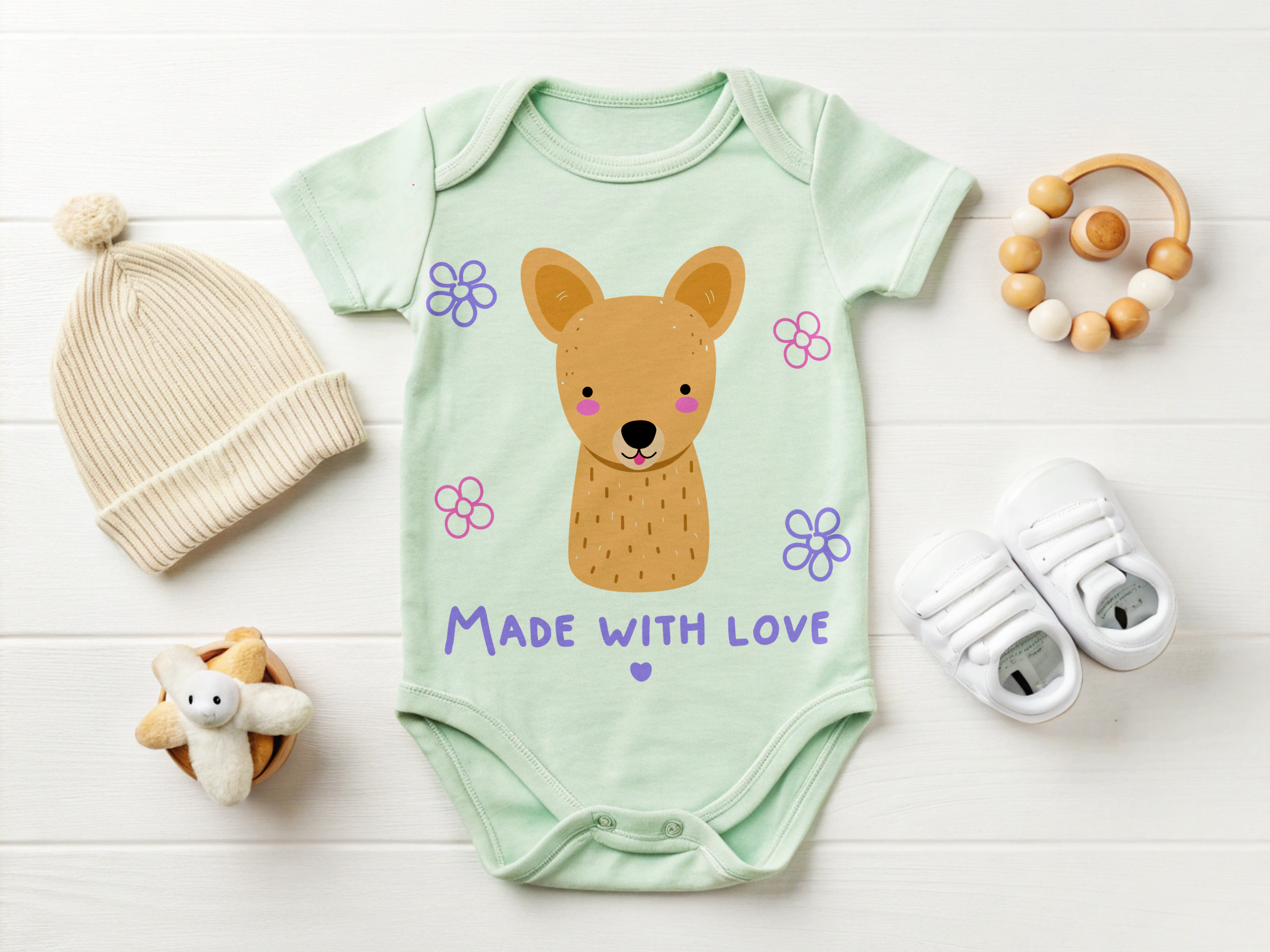 Baby print for baby bodysuit adobe illustrator children design graphic design illustration vector