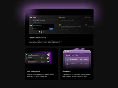 Bento Grid for a Team management Product 3d animation bento bentogrid creative daily ui design graphic design grid illustration landing page typography ui