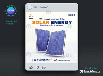 Canva Solar Ad Template for Facebook canva social media post template creative solar ads facebooks ads for solar social media marketing for solar social media post design solar advertisement solar advertising solar advertising ideas solar creative post solar design packs solar digital marketing solar energy advertisement solar energy marketing solar facebook post design solar instagram post design solar panel advertising