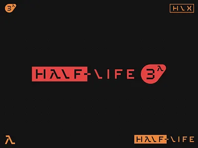 Half-Life 3 Logo. Redesign Concept. br concept figma gamedev half life logo