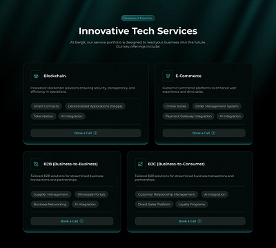 Blockchain Services - Card UI blockchain btc card clean crypto design modern neon simple ui web3