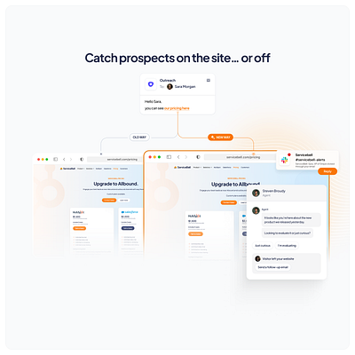 ServiceBell clean design framer website minimal modern ui ux web design website