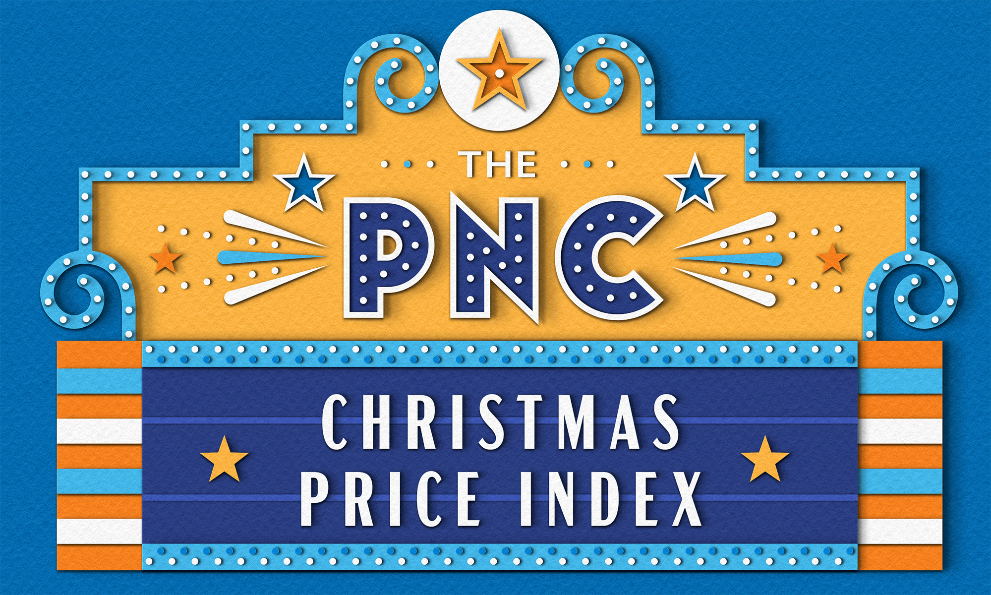 PNC Christmas Price Index 12 days of christmas advertising animals animation bank birds character christmas finance gif graphic design humor illustration money paper art paper cut