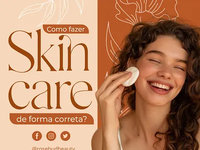 Social Media / Skin Care graphic design social media social media poster