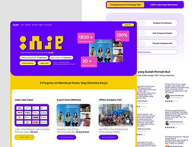 Redesign: Dealls Events Page design ui web design