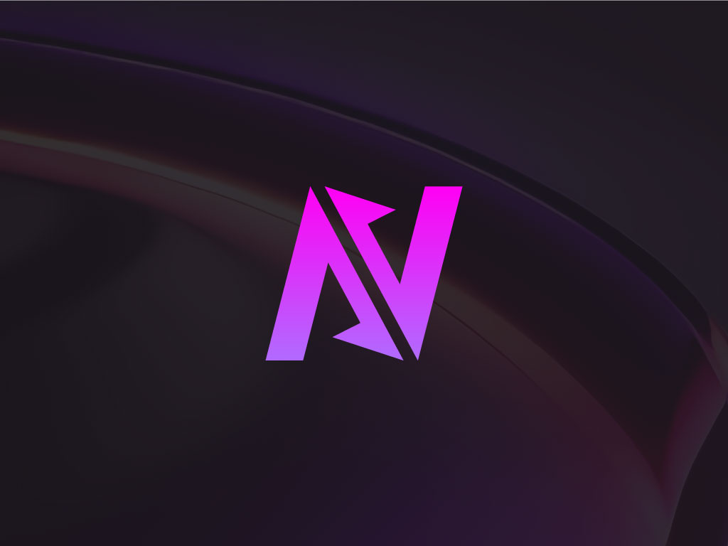 N letter logo Desing branding creative logo custom logo graphic design letter logo logo n letter logo