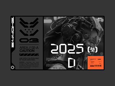 Dark cyberpunk design cyber cyberpunk design future graphic design landig page minimalism scifi ui киберпанк