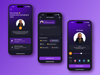 AI voice app iOS adobexd appdesign applaunch appstore creativeprocess designinspiration figma graphic design interactiondesign ios mobileapp mobiledesign productdesign prototyping ui uiuxdesign userexperience userinterface ux visualdesign