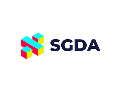 SGDA Logo Design 3d logo branding corporate identity creative logo design game logo gaming graphic design logo logo design logo mark swiss switzerland vector zweidee