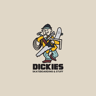 Average Joe apparel average joe blue collar character design dickies illustration procreate screenprint skateboarding workwear