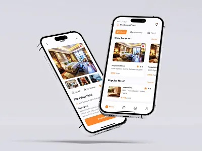 Hotel Booking Mobile App air bnb android app app ui booking hotel app hotel booking ios mobile mobile app online booking resort techwitpro tourism app travel travel design trip planne ui ux vocation