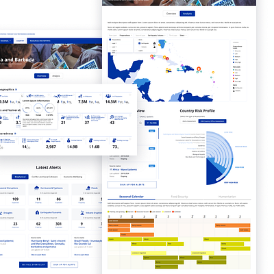 Data Analytics Designs for UN Migrations dashboarding data analytics data management reporting ui ux
