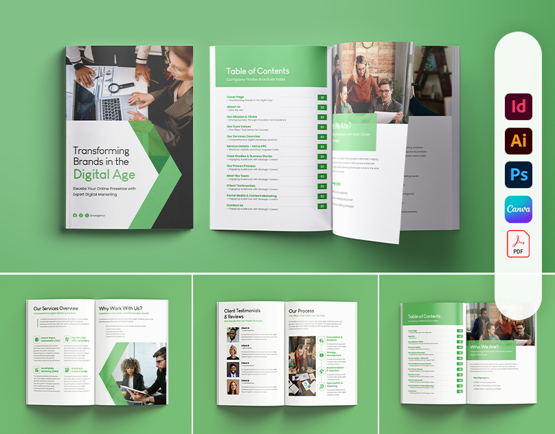 Example of Brochure Design For Business & Brands