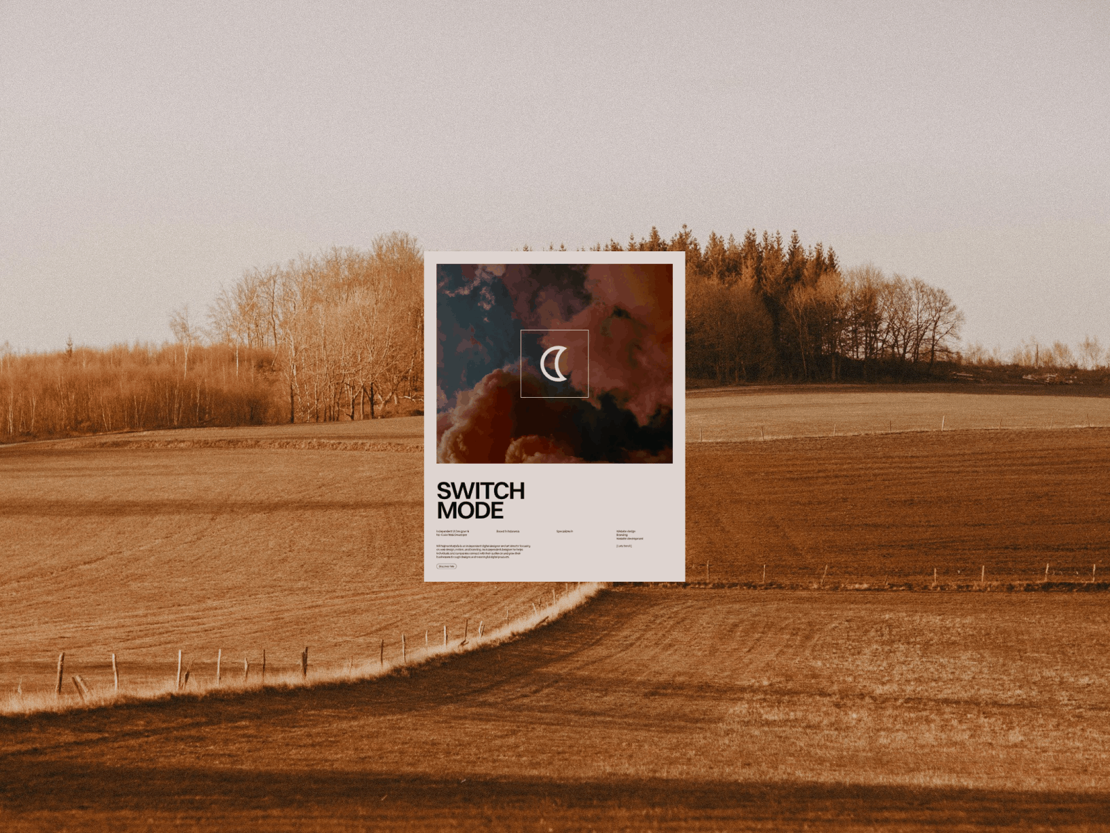 Personal Portfolio Website | INM.CO black branding brown dark framer graphic design light minimalism personal portfolio section switch template ui webflow