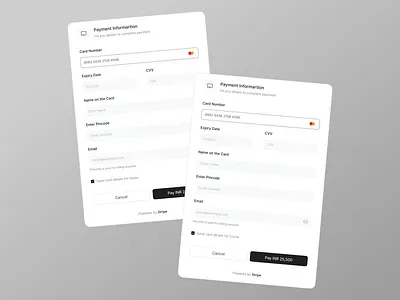 🌟Smooth Payment Process Modal branding card checkout credit card design flow form mastercard minimilism payment razorpay rupay stripe ui ui design ui inspiration uiux ux visa webdesign