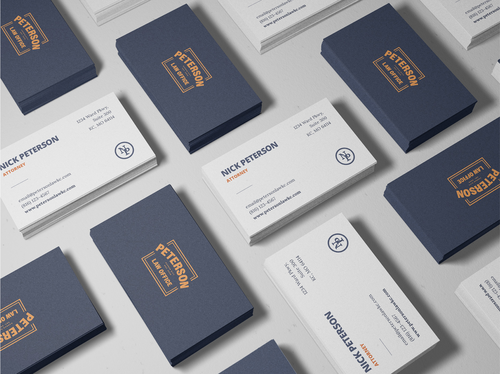 Example of Law Office Business Cards