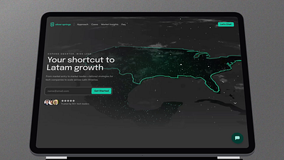 🌿 Oliver Springs – Framer Landing Page animation branding framer framertemplate logo mobile nocode spline ui ux webdesign