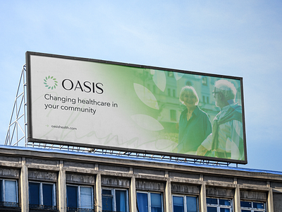 Oasis Health branding branding designer business cards health health care health company print design visual identity
