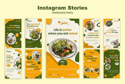 DAS LAVISH RESTAURANT ISTG STORIES branding graphic design