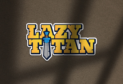 Lazy Titan Logo branding branding designer gamer gamer logo logo design logo designer