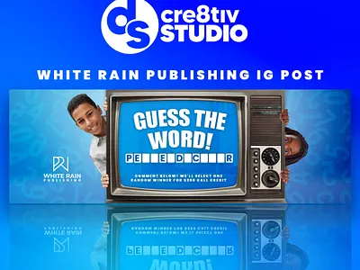 WhiteRain Publishing Instagram Post design