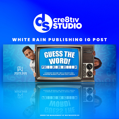 WhiteRain Publishing Instagram Post design
