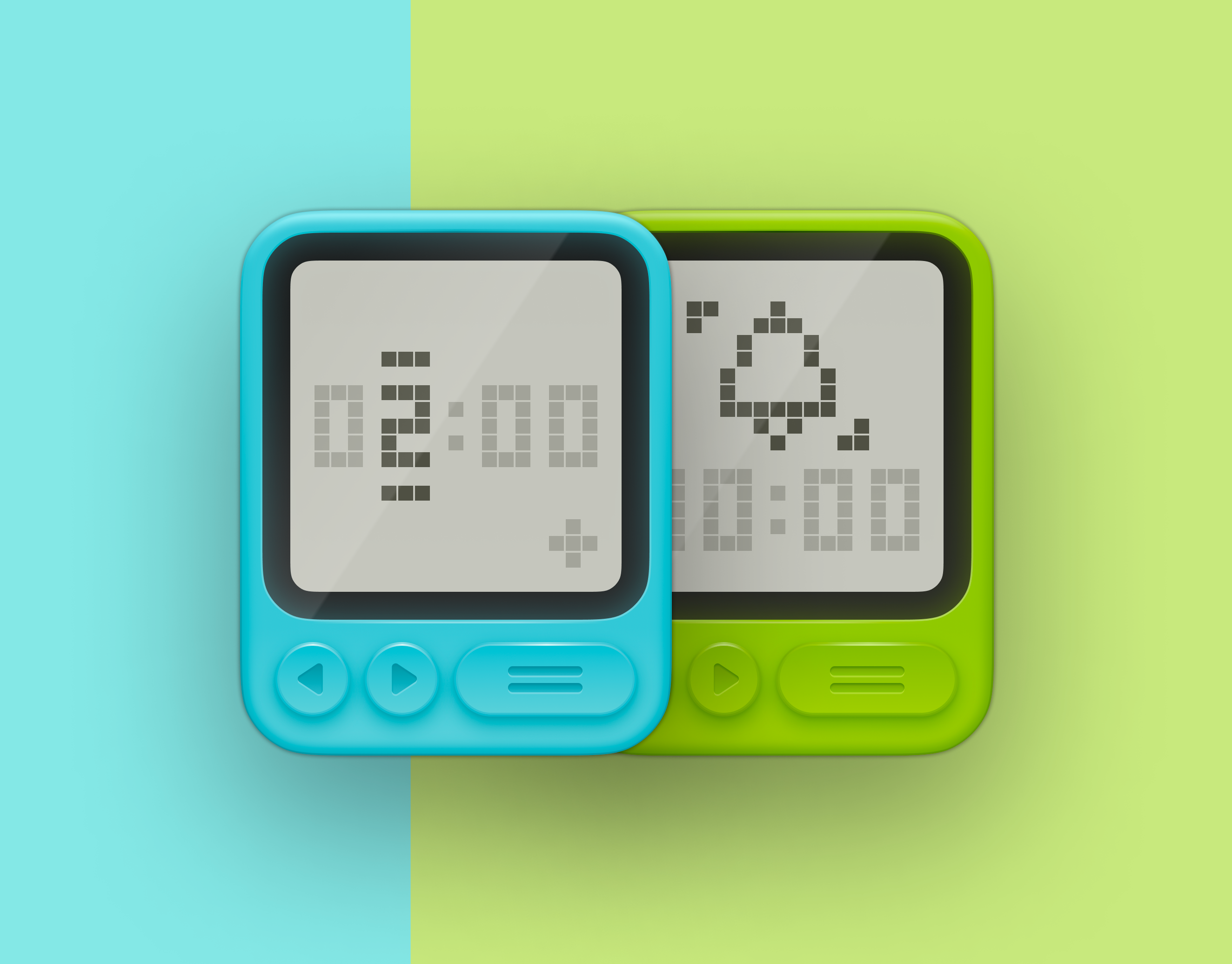 Mini Timers app game illustration mini pixel timer timers ui