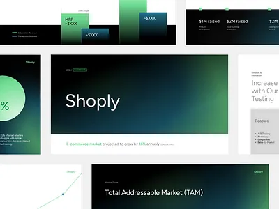 SaaS Pitch Deck brand deck design ecommerce pitch pitch deck presentation slides