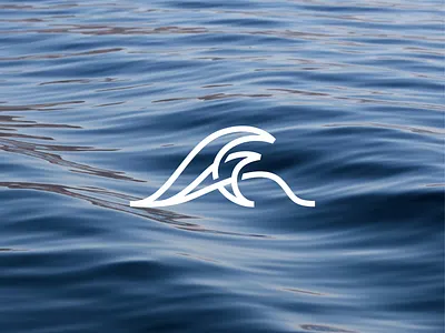 Wave Logo design branding digital agency graphic design logo minimal logo sea logo wave logo