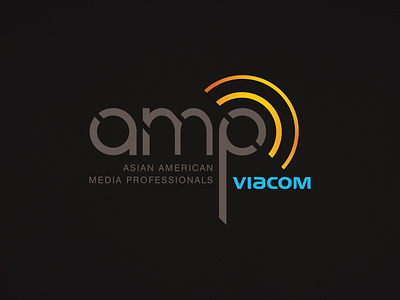 Logo Design for AMP at Viacom adobe illustrator branding design flat geometric illustration illustrator logo vector