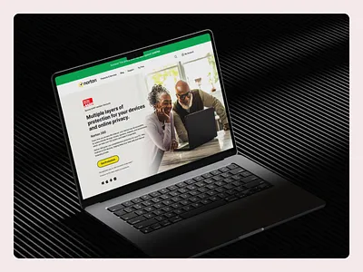 Norton x AARP Landing Page Design branding design graphic design illustration logo typography ui ux vector web design
