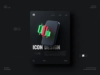 Financial Icons 3d design graphic design icon illustration ui