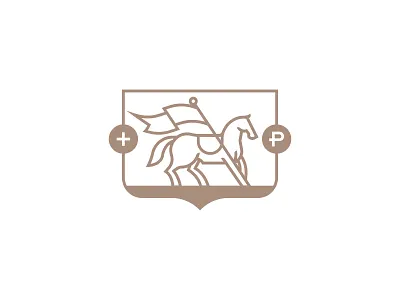 Horse Crest animal branding copper crest design digital elite emblem gold hobby horse icon illustration kingdom logo minimal race sport vector