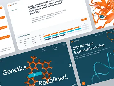 avalontx: AI CRISPR Gene Editing - Synthetic Biology UIUX 3d molecule biotech biotech web design biotech website biotechnology clean crispr crispr website dna drug discovery drug discovery website gene editing minimal modern orange pharmaceutical precision medicine science website synthetic biology therapeutics website