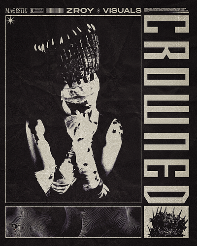 Crowned - Poster graphic design poster