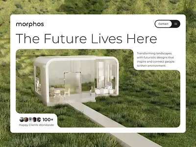 Morphos landing page ui ui design ui ux ux design web web design website
