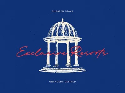 Pavion - Visual Identity brand branding design elegant elegant logo graphic design hotel hotel logo icon illustration logo logos luxury mark old money old money logo resorts resorts logo vintage vintage logo