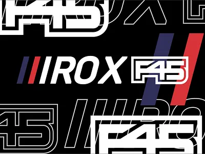 Custom GYM & Fitness Tops // F45 IROX fitness graphic design gym sportswear