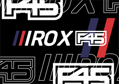 Custom GYM & Fitness Tops // F45 IROX fitness graphic design gym sportswear