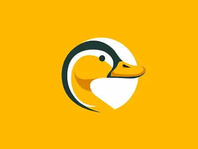 Go Duck bird duck logo