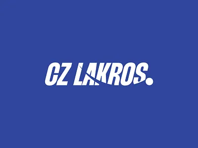 CZ LAKROS / Rebranding blue bold branding czech design dynamic graphic design lacrosse logo minimalistic national olympicgames prague rebranding sport team typo typography vector visual