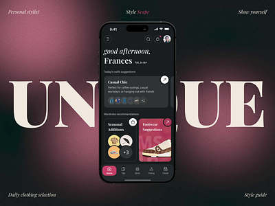 StyleScape – Clothing Ecommerce Fashion Mobile App ai assistant clothing brand app clothing ecommerce clothing graphic clothing website creative mobile app fashion fashion animation fashion app fashion branding fashion landing page fashion logo fashion website luxury fashion logo mobile mobile app design mobile app ui stylist logo wardrobe app wardrobe planner