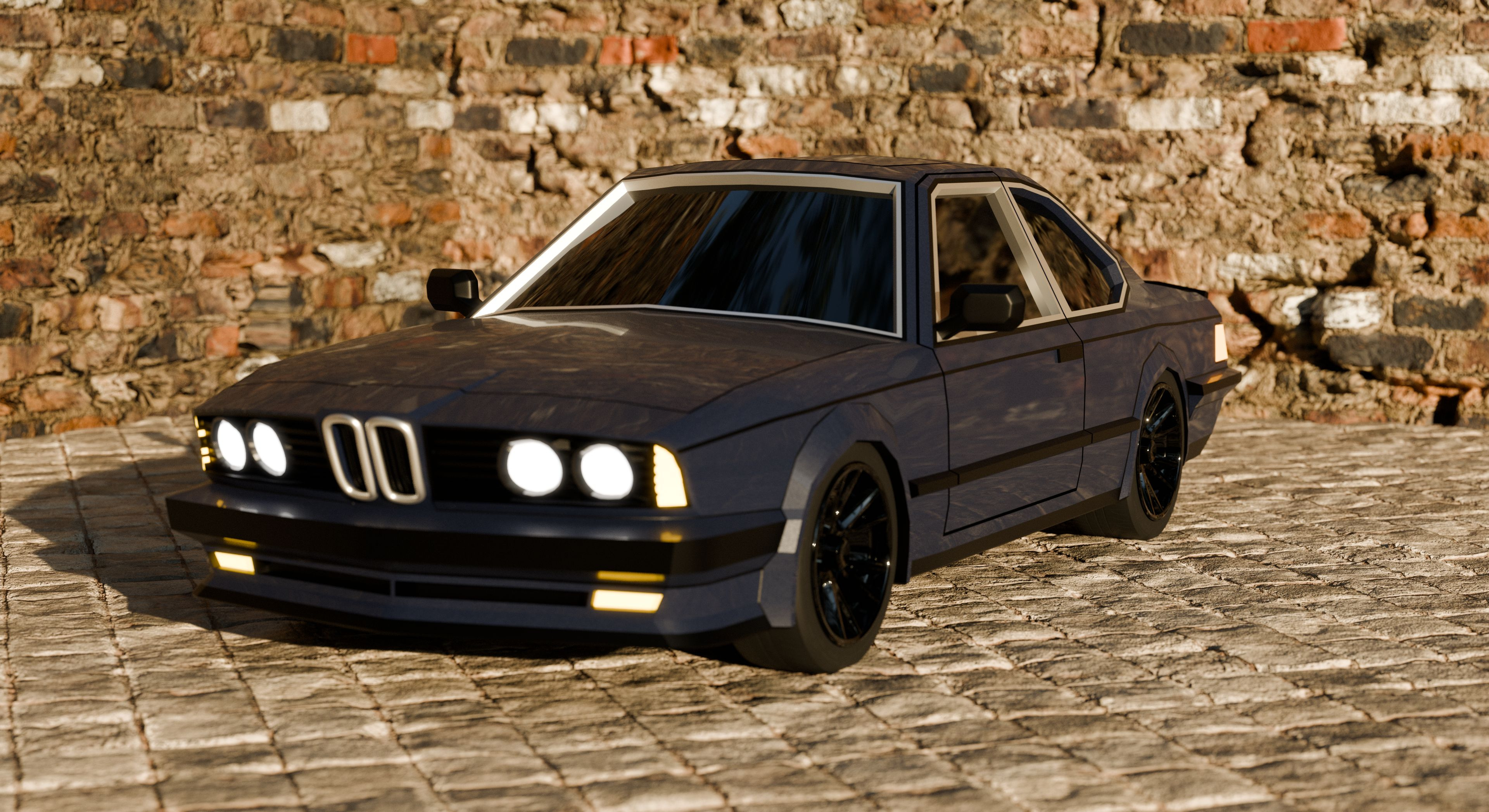 3D Model of a Car. 3d 3d modelling graphic design