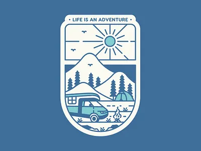 Life is an Adventure 1 adventure apparel camper van campfire camping caravan hiking holiday mountain nature outdoors summer travel trip vacation van wanderlust wild wilderness wildlife