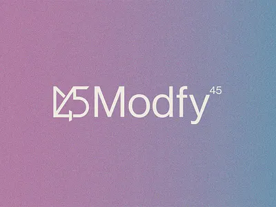 Modfy 45 Brand identity brand brand identity brand identity design brand identity designer branding logo design logo designer visual identity visual identity design visual identity designer
