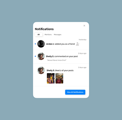 Daily UI 049 - Notifications dailyuichallenge design figma ui uiux ux uxdesign