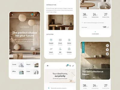 Real Estate Mobile app clean interior minimal mobile app property real estate ui ui ux website