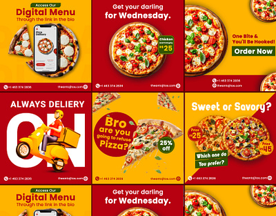 Pizza Ad Design ad design delicious pizza engaging content facebook ad fast food food ad design food branding food delivery food promotion instagram ad pizza ad pizza design pizza lover restaurant ad restaurant marketing social media ads social media post